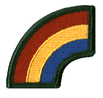 Det 2, HQ & Support Co, 42ID unit insignia